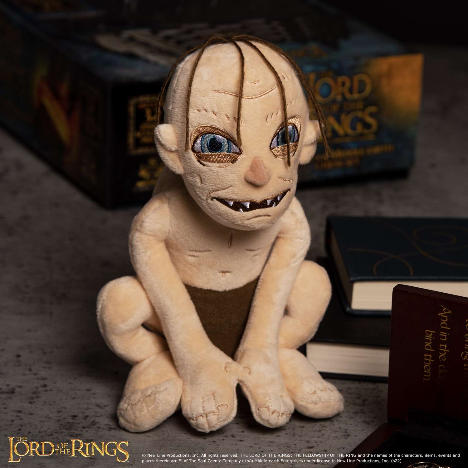 The Noble Collection LotR Gollum Plush - Officially Licensed 9in (23cm) Lord Of The Rings Plush Toy Dolls Gifts