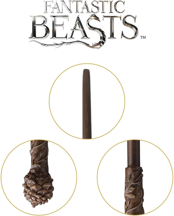 The Noble Collection Fantastic Beasts Bunty's Wand in Collector’s Box - 14in (36cm) Wizarding World Wand - Officially Licensed Film Set Movie Props Wands Gifts