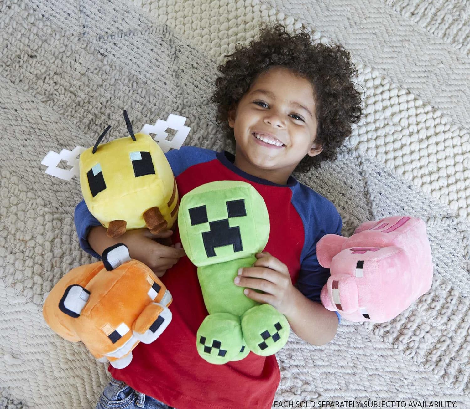 Minecraft Basic Plush Character Soft Dolls, Video Game-Inspired Collectible Toy Gifts for Kids & Fans Ages 3 Years Old & Up - HBN40