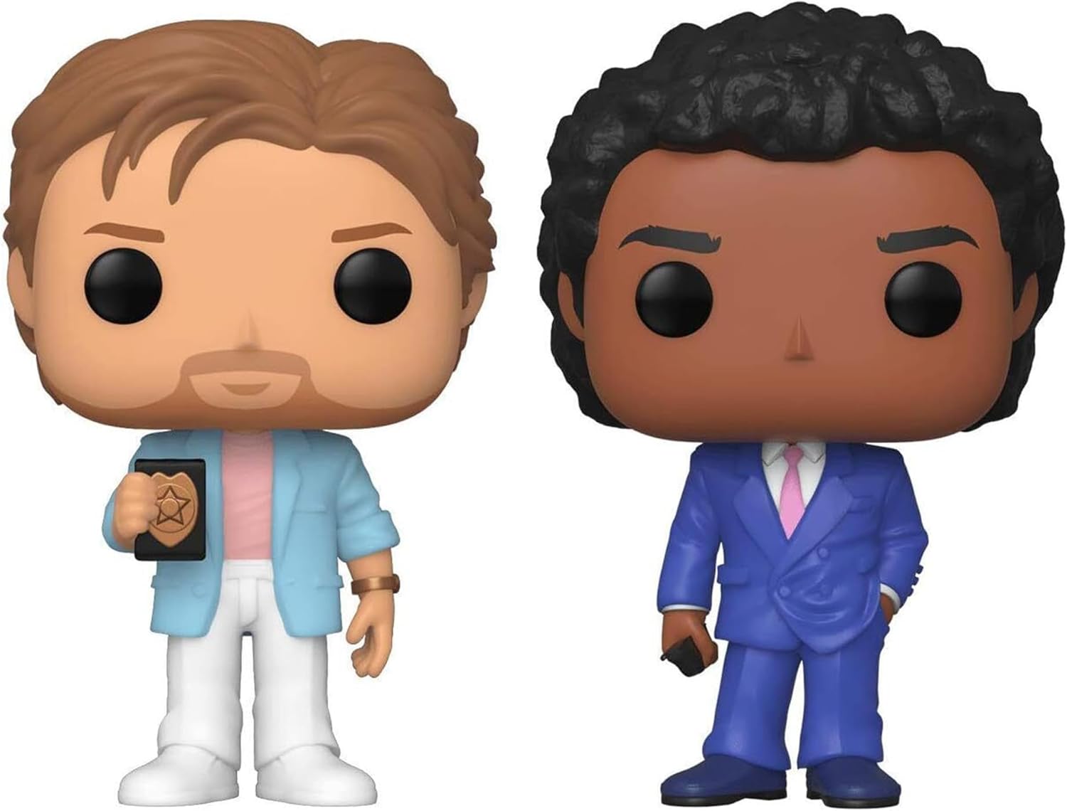 Funko POP! TV: Miami Vice - 2 Pack Crockett & Ricardo Tubbs, - Collectable Vinyl Figure - Gift Idea - Official Merchandise - Toys for Kids & Adults - TV Fans - Model Figure for Collectors and Display