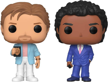 Funko POP! TV: Miami Vice - 2 Pack Crockett & Ricardo Tubbs, - Collectable Vinyl Figure - Gift Idea - Official Merchandise - Toys for Kids & Adults - TV Fans - Model Figure for Collectors and Display