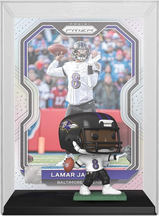 Funko POP! Trading Cards: Lamar Jackson - NFL + Panini - Collectable Vinyl Figure - Gift Idea - Official Merchandise - Toys for Kids & Adults - Sports Fans - Model Figure for Collectors and Display