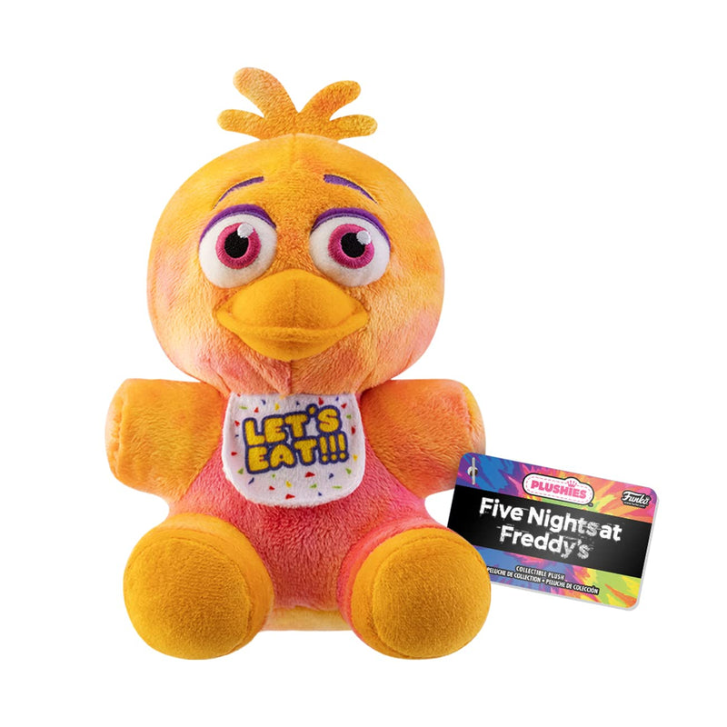 Funko Plush: Five Nights At Freddy's (FNAF) TieDye - Chica the Chicken - Collectable Soft Toy - Birthday Gift Idea - Official Merchandise - Stuffed Plushie for Kids and Adults and Girlfriends