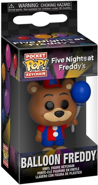 Funko Pop! Keychain: Five Nights at Freddy's (FNAF) SB - Balloon Freddy Fazbear - Neuartiger Schlüsselanhänger - Vinyl-Minifigur Zum Sammeln - Strumpffüller - Geschenkidee - Video Games Fans