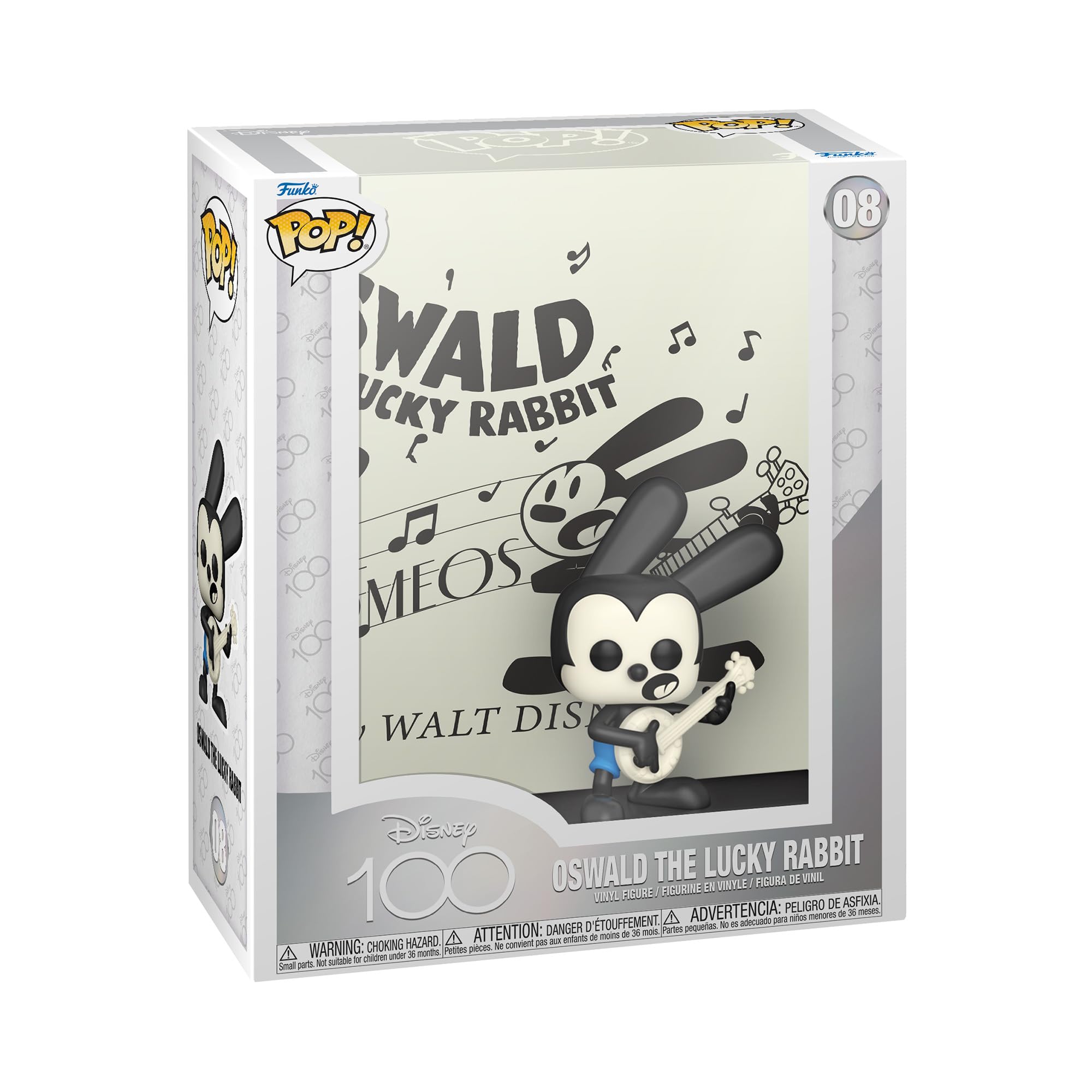 Funko POP! Art Cover: Disney 100 - Oswald the Lucky Rabbit - Collectable Vinyl Figure - Gift Idea - Official Merchandise - Toys for Kids & Adults - Model Figure for Collectors and Display