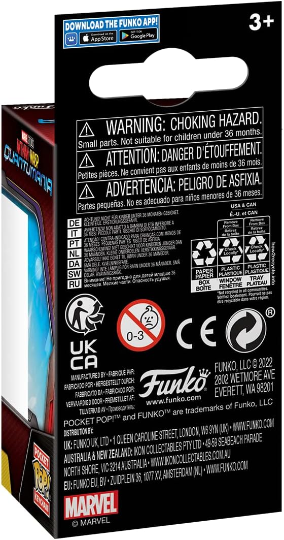 Funko POP! Keychain Marvel: Ant-Man Quantumania - Modok - M.O.D.O.K. Novelty Keyring - Collectable Mini Figure - Stocking Filler - Gift Idea - Official Merchandise - Movies Fans - Backpack Decor