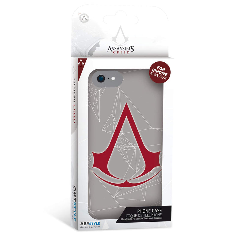 ABYSTYLE - Assassin's Creed - Phone Shell - Crest (for iPhone 6, iPhone 6S, iPhone 7, iPhone 8) White