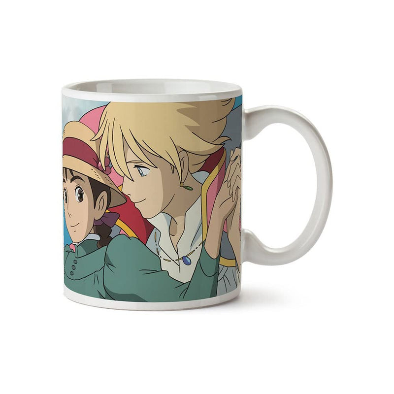 Studio Ghibli The Converting Castle Mug White Printed Ceramic in Clear Packaging