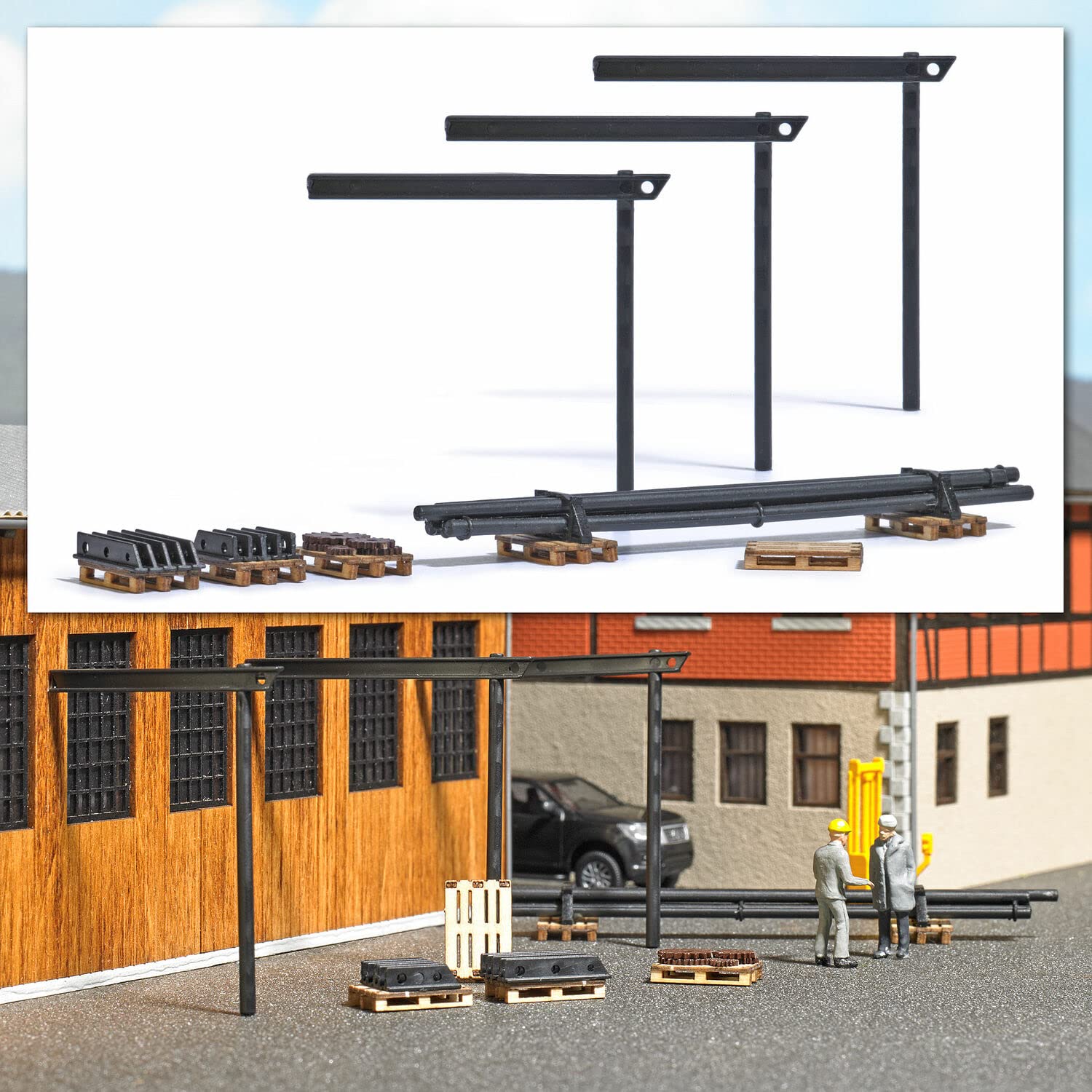 Busch 1815 Pallet con parti di macchine