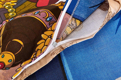 Herding One Piece bedding set, Reversible motif, Pillow case 80 x 80 cm, Duvet cover approx. 135 x 200 cm, Cotton/Renforcé