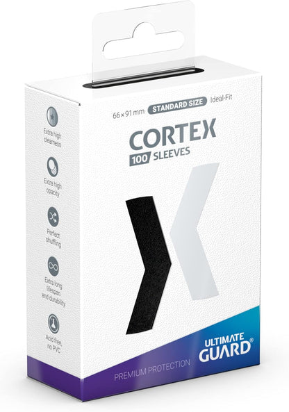 Cortex Sleeves Standard Size Black (100)