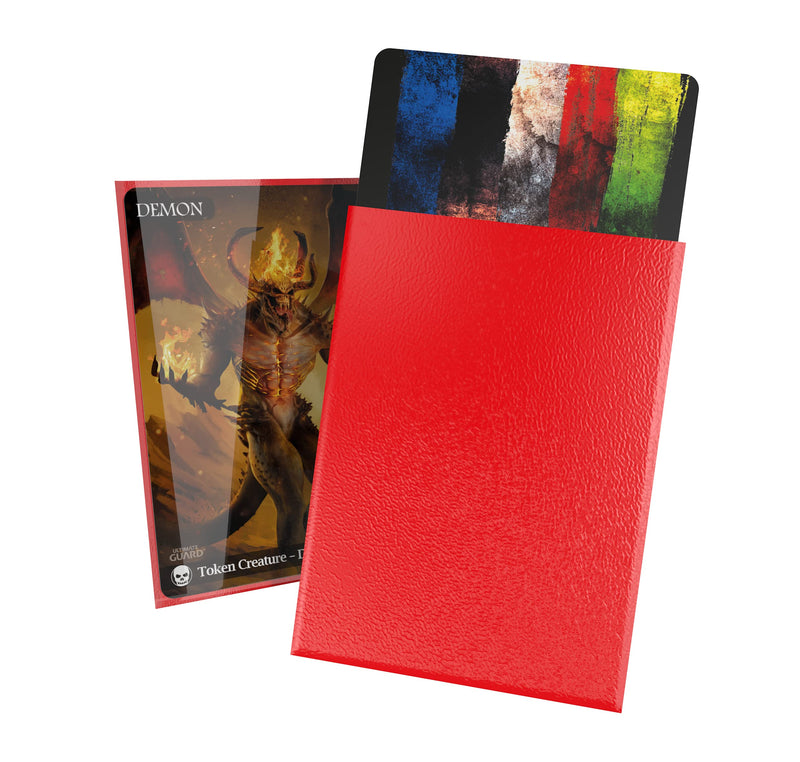 Cortex Sleeves Standard Size Red (100
