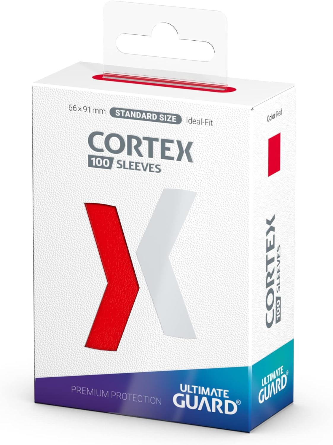Cortex Sleeves Standard Size Red (100