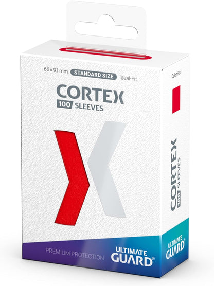 Cortex Sleeves Standard Size Red (100