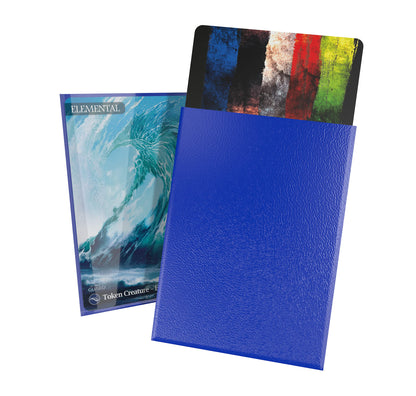Ultimate Guard Cortex Outer Card Sleeves, 100 Standard Size TCG Sleeves, 66 x 91mm, Blue Back, Glossy Finish, No PVC & Acid-Free, High Clarity