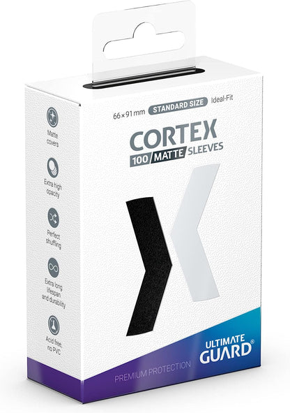 Ultimate Guard Cortex Sleeves Standard Size Matt Black (100