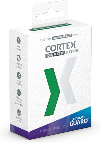 Ultimate Guard Cortex Sleeves Standard Size Matte Green (100