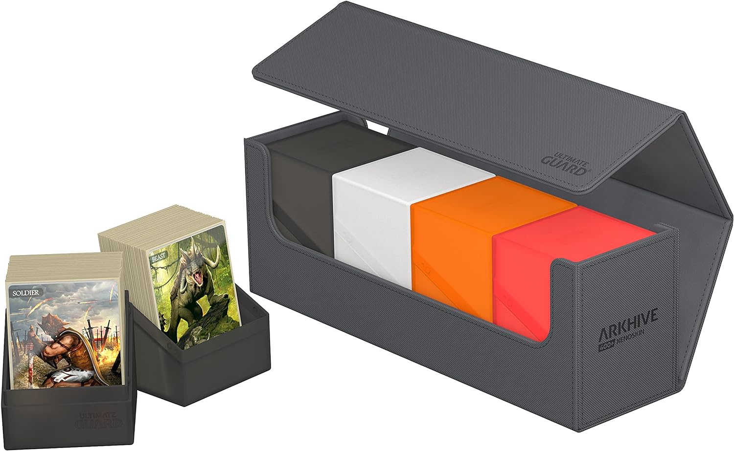 Ultimate Guard Arkhive 400+ XenoSkin Monocolor Grey
