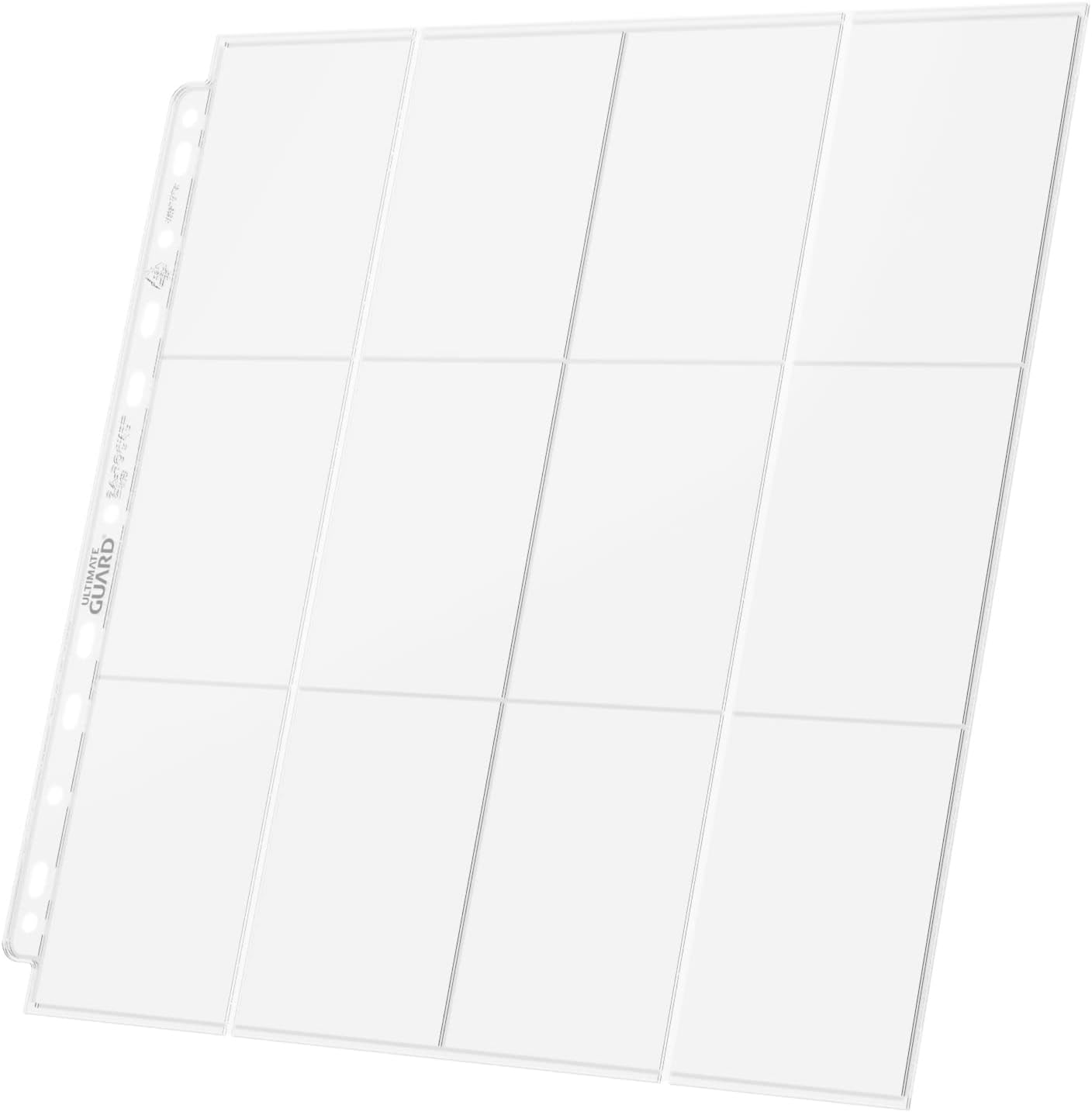 Ultimate Guard 24-Pocket QuadRow Side-Loading Pages (10) - Transparent