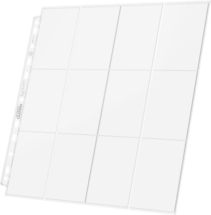 Ultimate Guard 24-Pocket QuadRow Side-Loading Pages (10) - Transparent