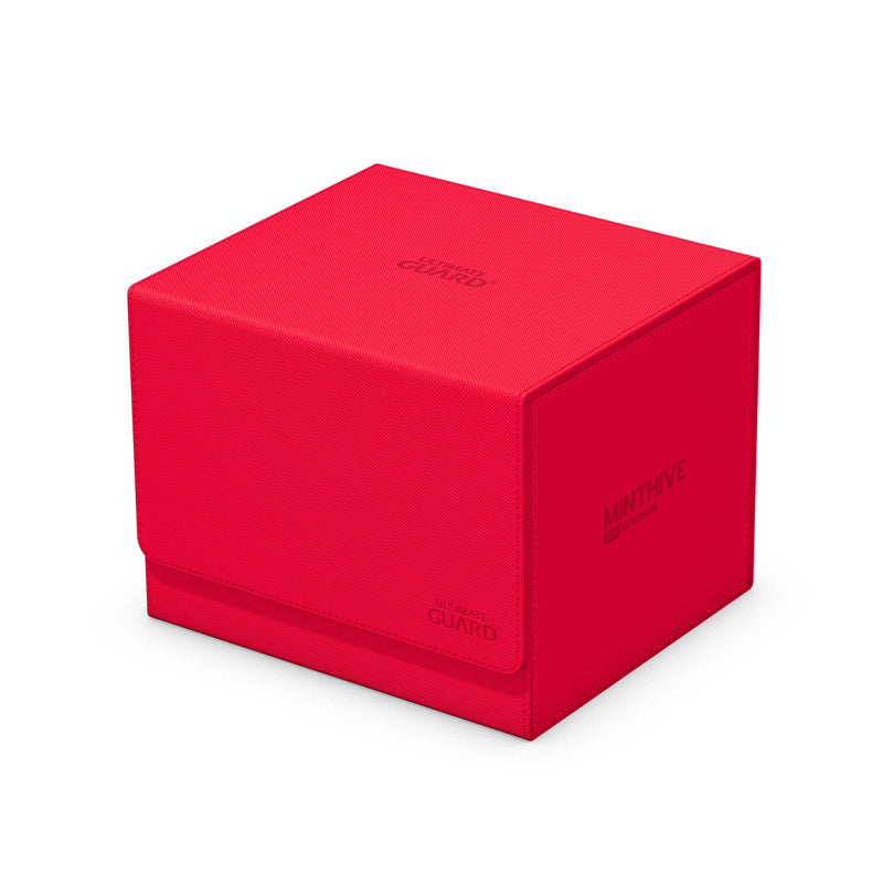 Ultimate Guard UGD011330 Minthive 30+ XenoSkin Kartenbox, Rot/Ausflug, einfarbig (Getaway Solids