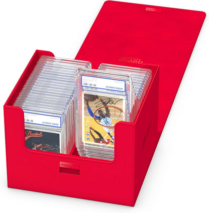 Ultimate Guard UGD011330 Minthive 30+ XenoSkin Kartenbox, Rot/Ausflug, einfarbig (Getaway Solids