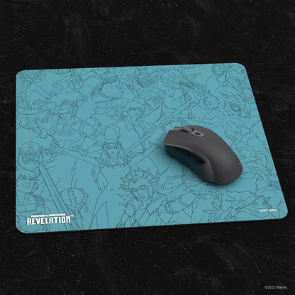 Masters of The Universe Revelation Heroes and Villains Mouse Mat 25 x 22 cm