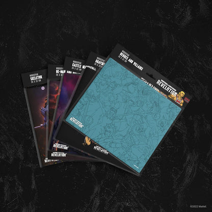 Masters of The Universe Revelation Heroes and Villains Mouse Mat 25 x 22 cm
