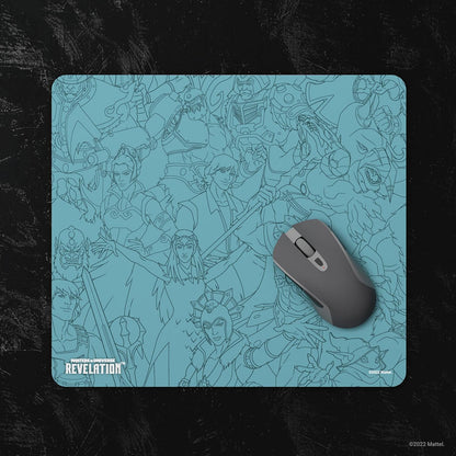 Masters of The Universe Revelation Heroes and Villains Mouse Mat 25 x 22 cm