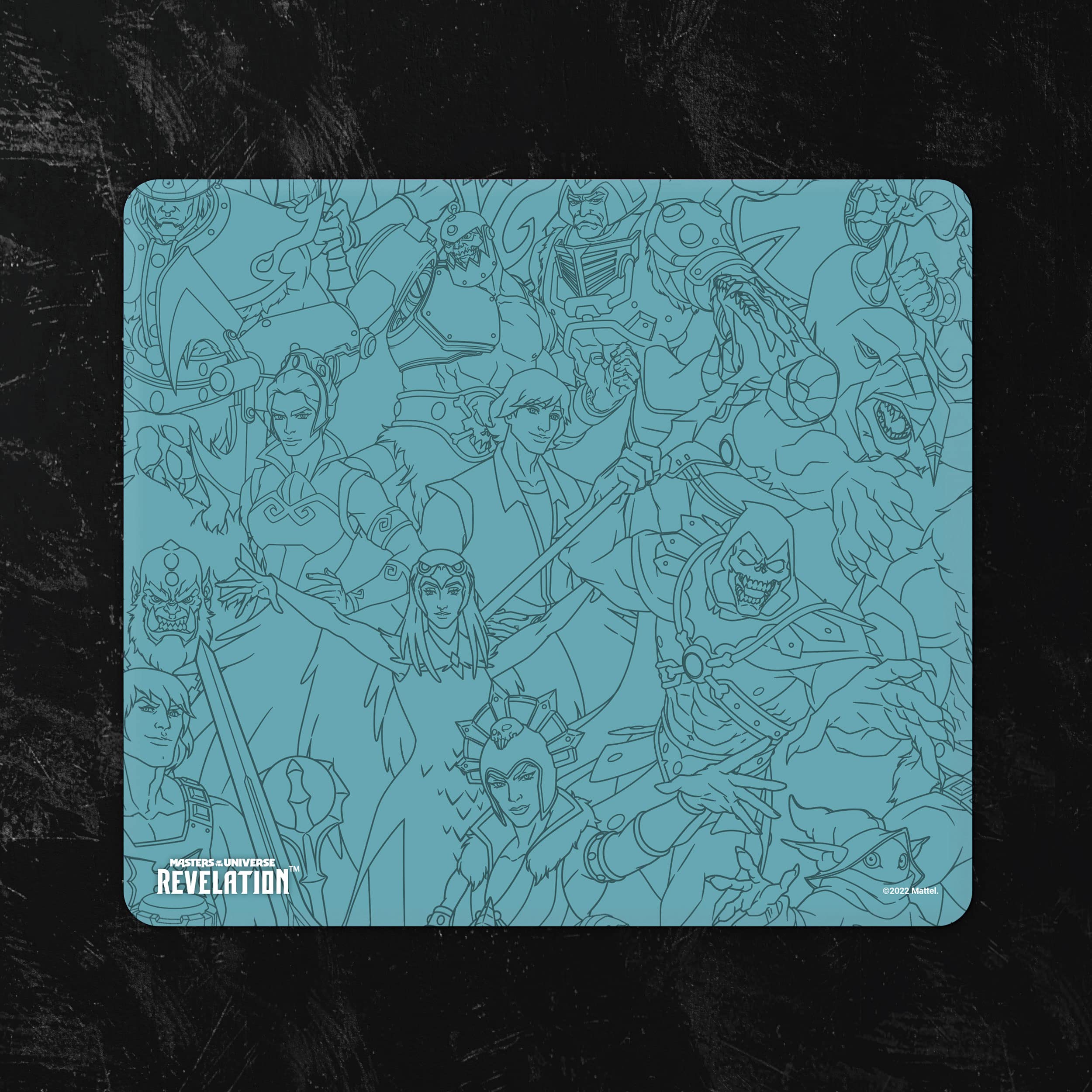 Masters of The Universe Revelation Heroes and Villains Mouse Mat 25 x 22 cm