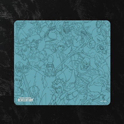 Masters of The Universe Revelation Heroes and Villains Mouse Mat 25 x 22 cm