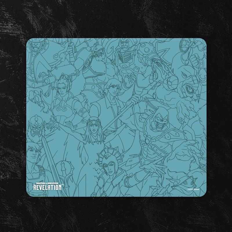 Masters of The Universe Revelation Heroes and Villains Mouse Mat 25 x 22 cm
