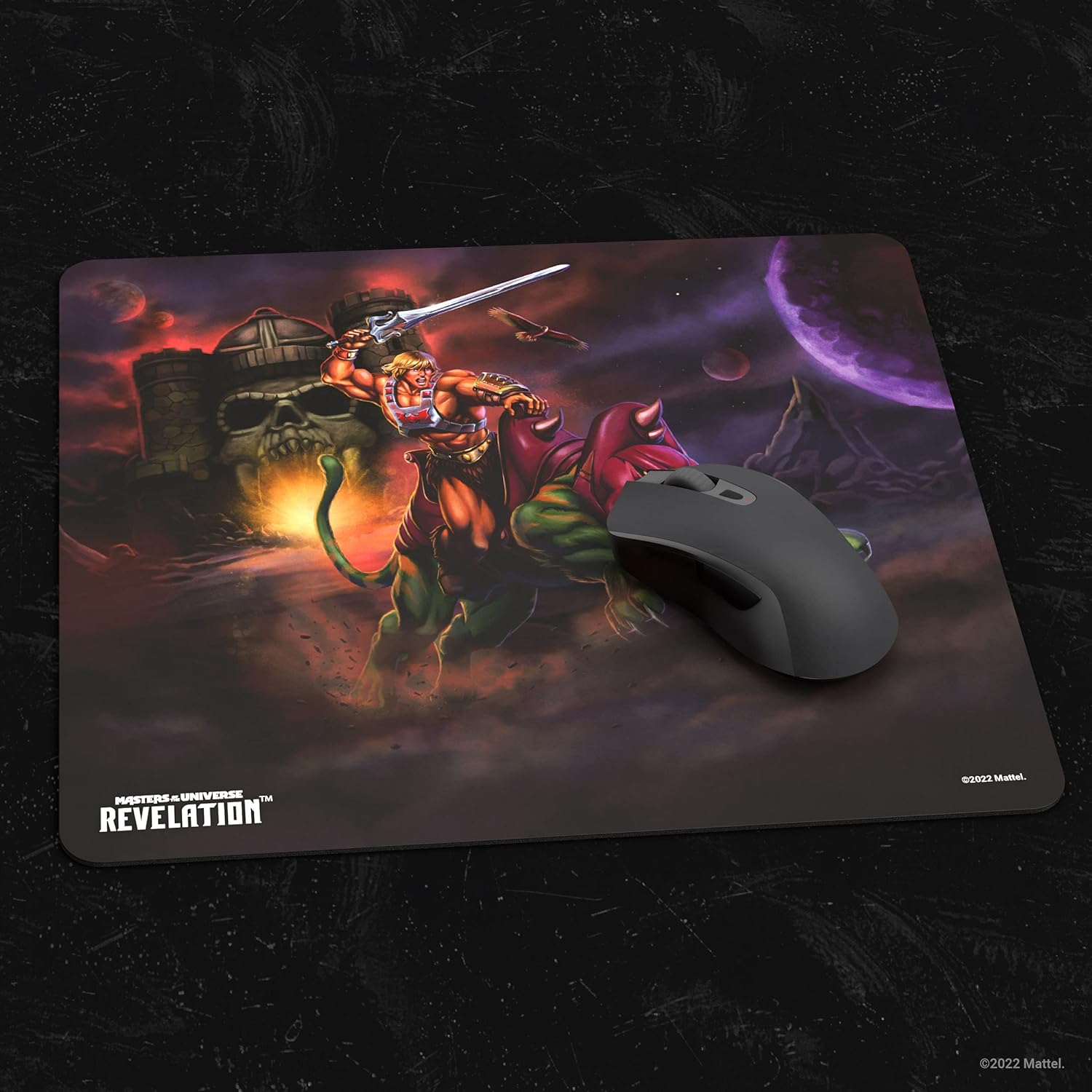 Heo of The Universe Revelation Mouse Mat He-Man and Battle Cat 25 x 22 cm