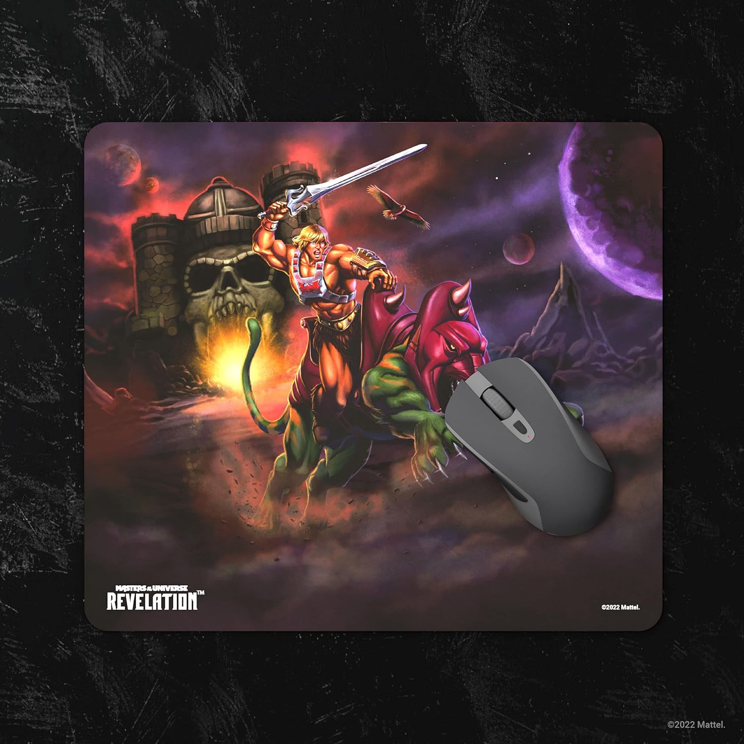 Heo of The Universe Revelation Mouse Mat He-Man and Battle Cat 25 x 22 cm