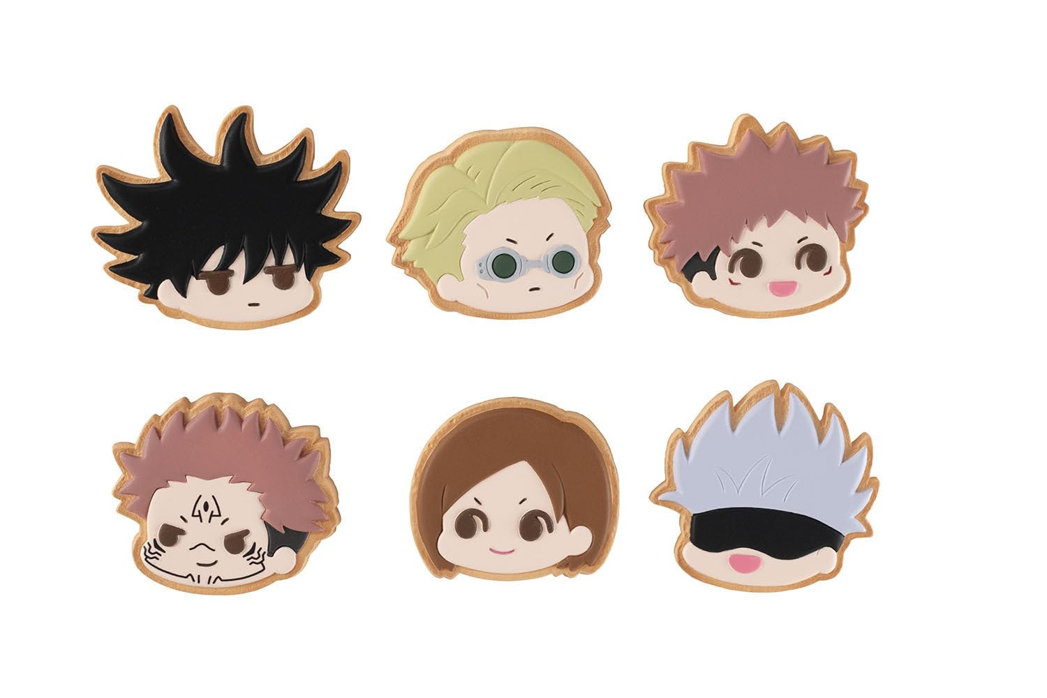 MEGAHOUSE - Jujutsu Kaisen (Box mit 6), Charm Patisserie, mehrfarbig, Einheitsgröße, Sterne und Streifen