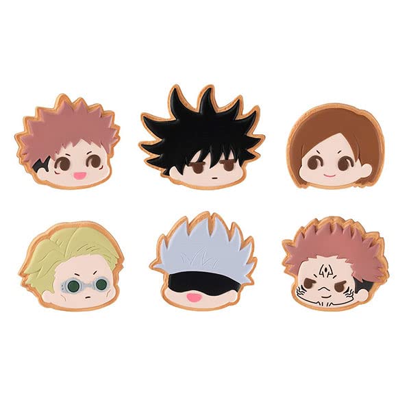 MEGAHOUSE - Jujutsu Kaisen (Box mit 6), Charm Patisserie, mehrfarbig, Einheitsgröße, Sterne und Streifen