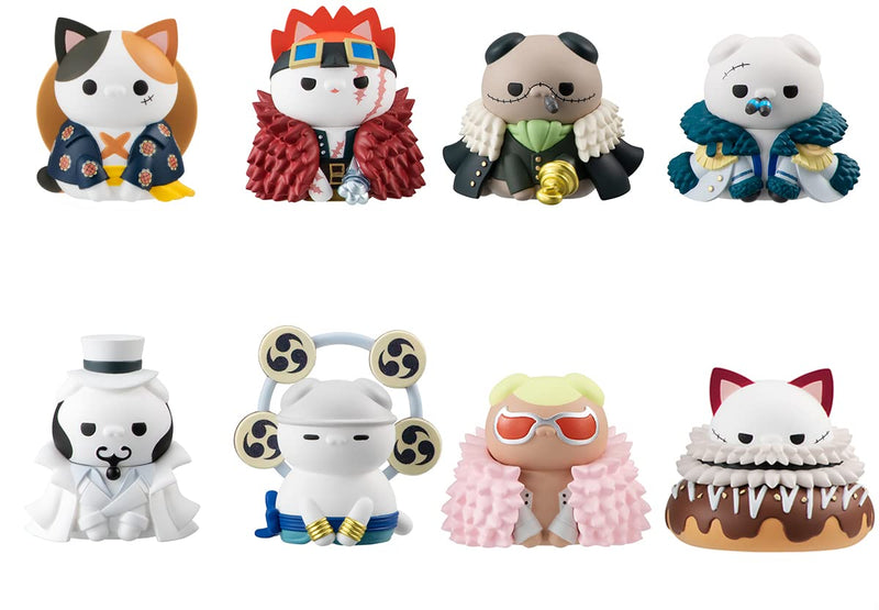 Mega Cat Project One Piece Nyanpei Nyan! Luffy und der Feind Hit, 8 Stück Box