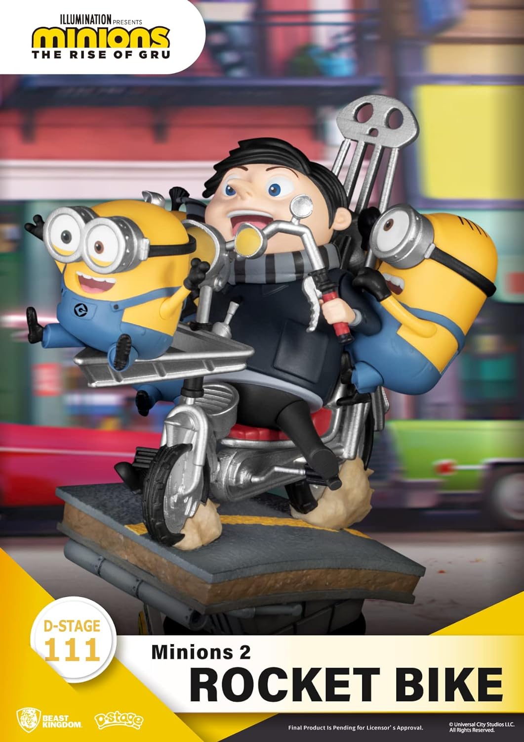 Beast Kingdom - Minions 2 DS-111 Rocket Bike D-Stage Series 6 Statue