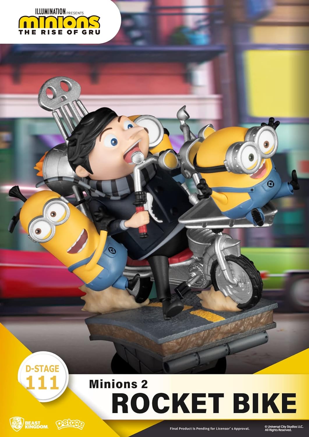 Beast Kingdom - Minions 2 DS-111 Rocket Bike D-Stage Series 6 Statue