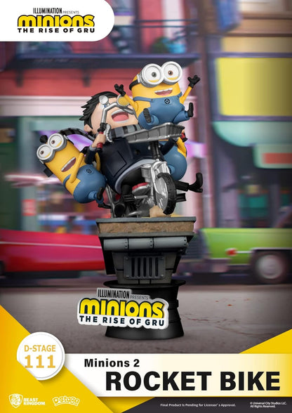 Beast Kingdom - Minions 2 DS-111 Rocket Bike D-Stage Series 6 Statue