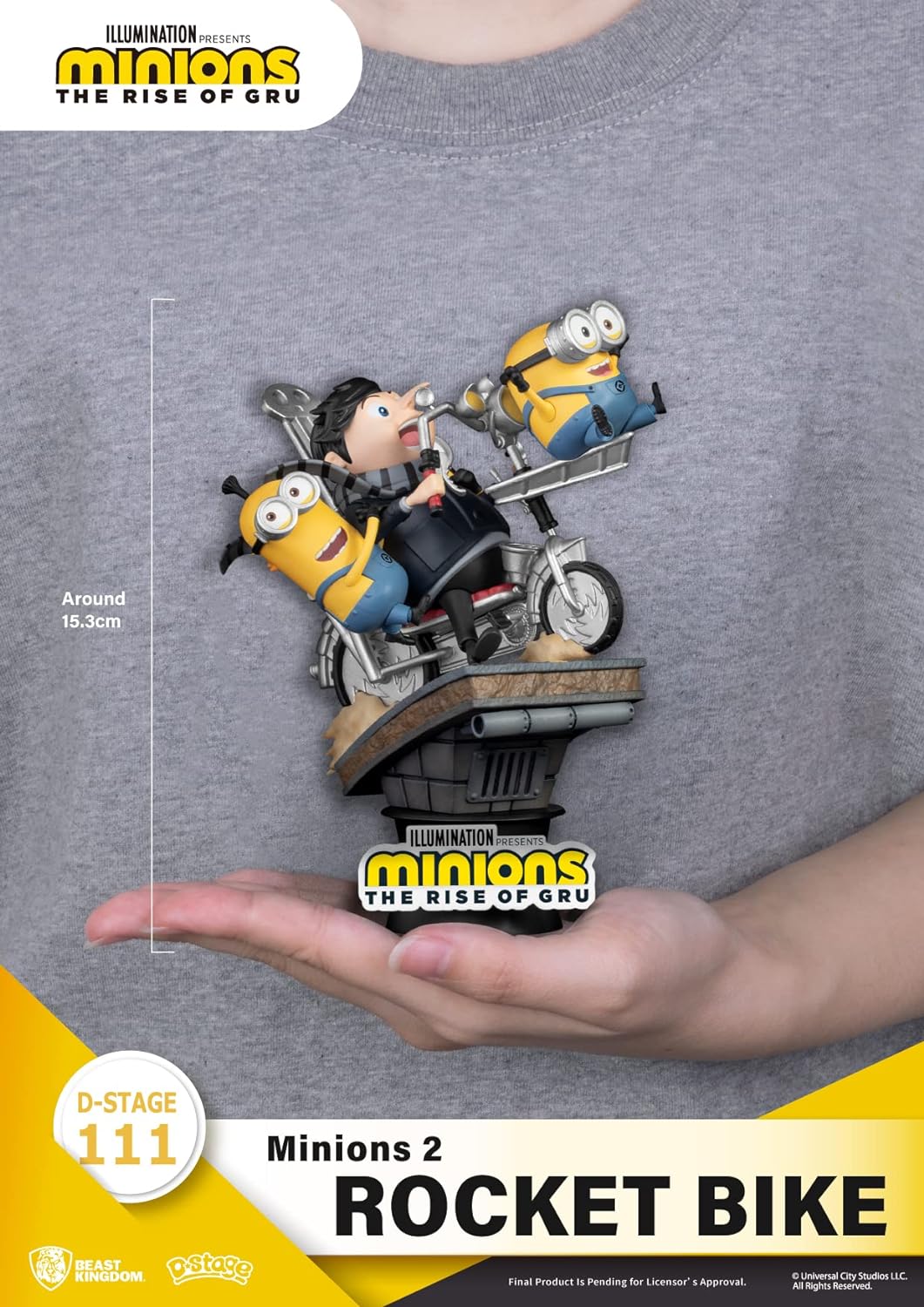 Beast Kingdom - Minions 2 DS-111 Rocket Bike D-Stage Series 6 Statue