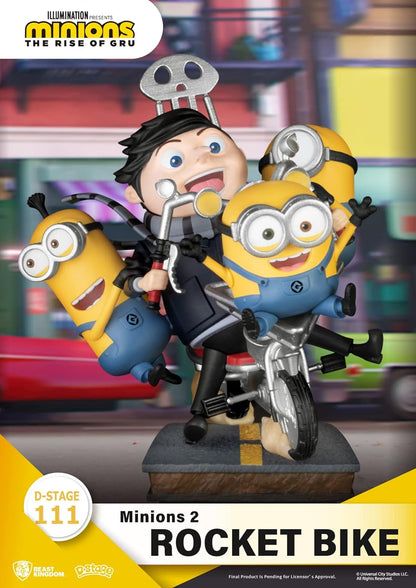 Beast Kingdom - Minions 2 DS-111 Rocket Bike D-Stage Series 6 Statue