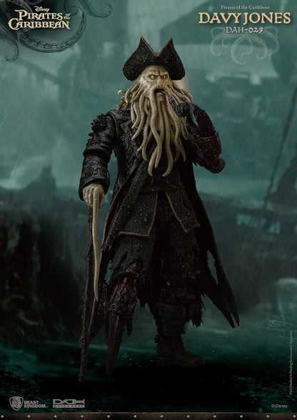Beast Kingdom Pirates of The Caribbean: at World’s End Davy Jones DAH-029 Dynamic 8ction Heroes Action Figure, Multicolor