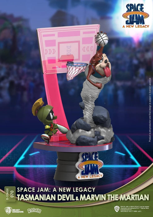Beast Kingdom - Space Jam New Legacy DS-070 Taz & Marvin D-Stage 6 Statue