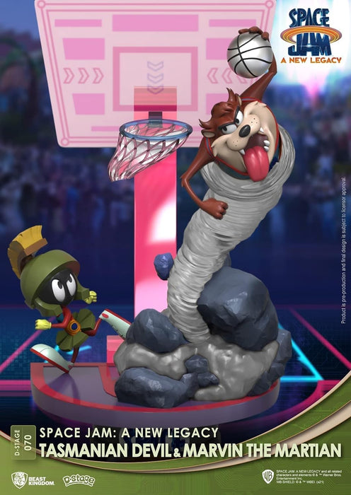 Beast Kingdom - Space Jam New Legacy DS-070 Taz & Marvin D-Stage 6 Statue