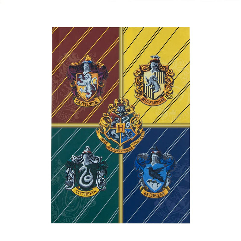 Cinereplicas Harry Potter - Briefpapierset Hogwarts Häuser - Offizielle Lizenz