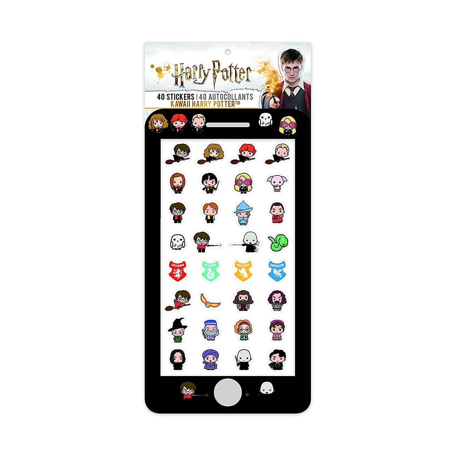 Cinereplicas - Harry Potter - Stickers - Set of 40 Stickers - Official Licence