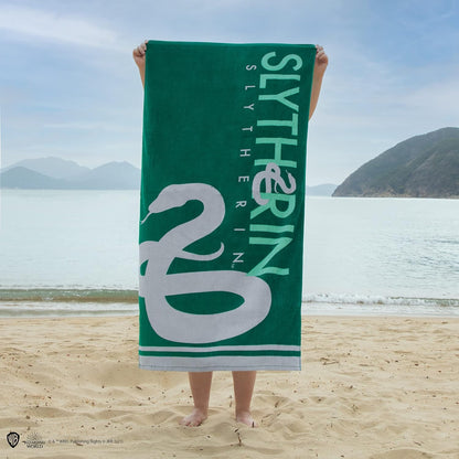 Cinereplicas Harry Potter - Telo da spiaggia di Serpeverde - Licenza ufficiale