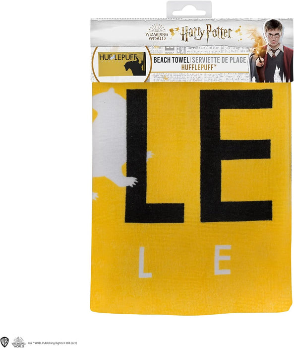 Cinereplicas Harry Potter - Telo da spiaggia di Tassorosso - Licenza ufficiale