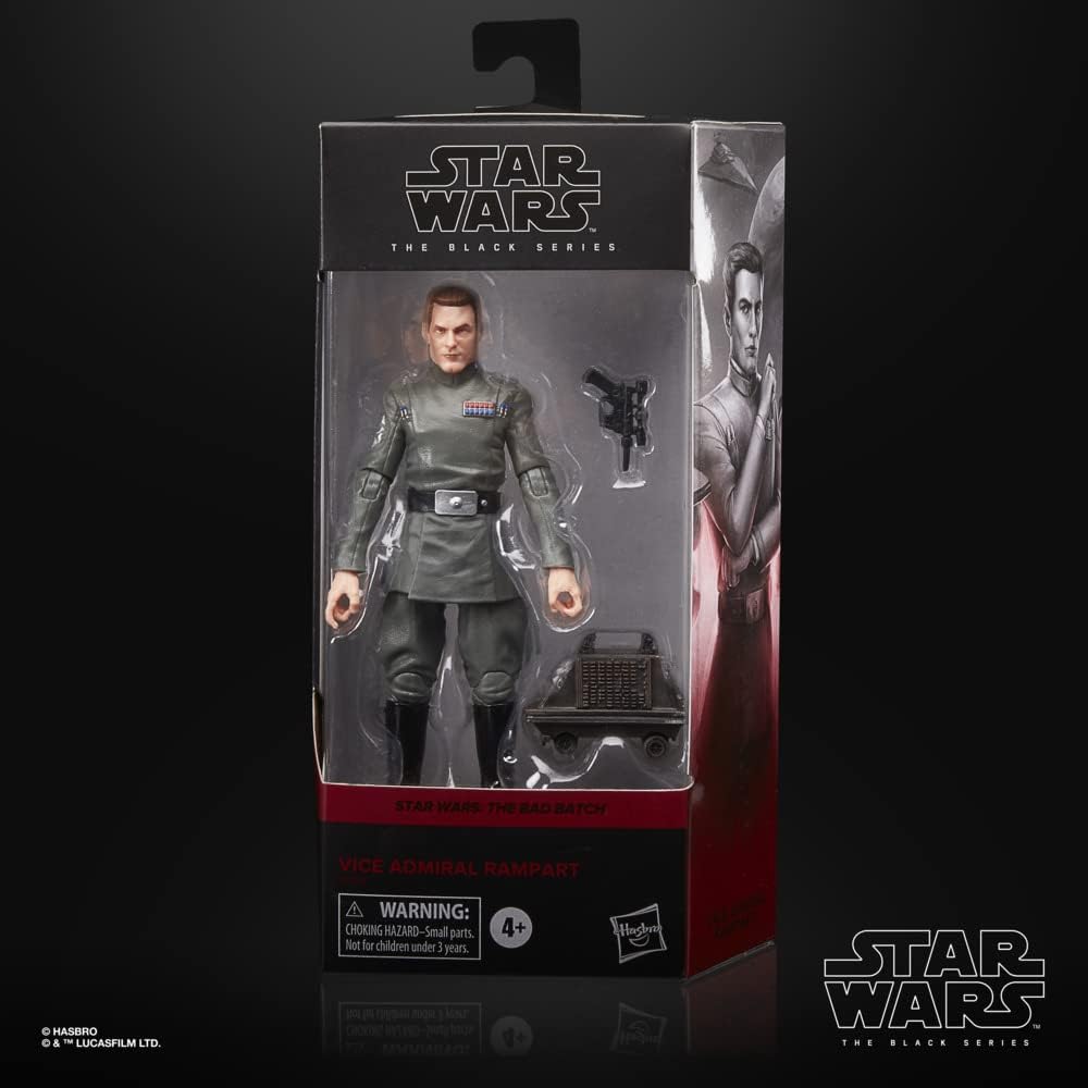 Star Wars The Black Series Vice Admiral Rampart Toy 15-Cm-Scale Star Wars: The Bad Batch Collectible Action Figure for Kids Ages 4 and Up